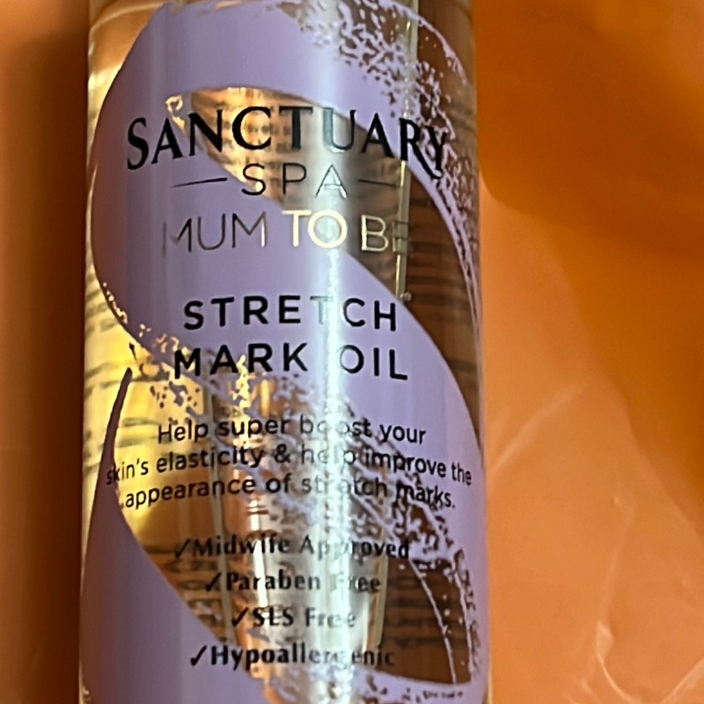 Sanctuary Spa mum to be Stretch mark oil 75ml NEW